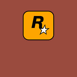 Свитшот хлопковый мужской Rockstar logo, цвет: кирпичный — фото 2