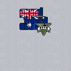 Свитшот хлопковый мужской ГТА 5 лого, цвет: меланж — фото 2
