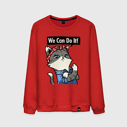 Мужской свитшот We can do it - cat