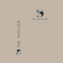 Свитшот хлопковый мужской The Witcher 3 grey logo, цвет: миндальный — фото 2