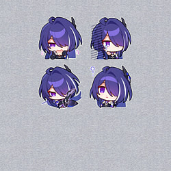 Свитшот хлопковый мужской Ахерон стикеры, цвет: меланж — фото 2