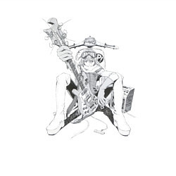 Свитшот хлопковый мужской Харухара харука FLCL, цвет: белый — фото 2