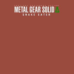 Свитшот хлопковый мужской Metal gear solid 3 Snake eater logo, цвет: кирпичный — фото 2