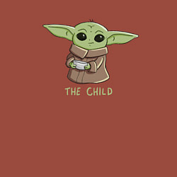 Свитшот хлопковый мужской Маленький Йода, цвет: кирпичный — фото 2