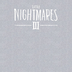 Свитшот хлопковый мужской Litttle nightmares 3 logo, цвет: меланж — фото 2