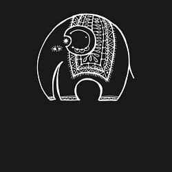 Свитшот хлопковый мужской Слонёнок из Индии, цвет: черный — фото 2