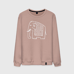 Мужской свитшот Indian elephant