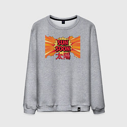 Свитшот хлопковый мужской Sun Soon, цвет: меланж