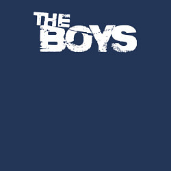 Свитшот хлопковый мужской The boys logo, цвет: тёмно-синий — фото 2