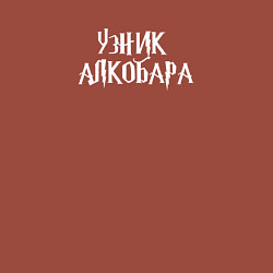 Свитшот хлопковый мужской Узник алкобара, цвет: кирпичный — фото 2