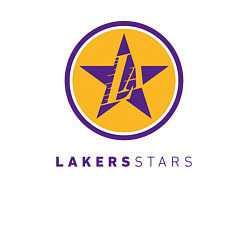 Свитшот хлопковый мужской Lakers stars, цвет: белый — фото 2