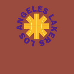 Свитшот хлопковый мужской LA Lakers team, цвет: кирпичный — фото 2