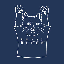 Свитшот хлопковый мужской Royal Blood - cat rock, цвет: тёмно-синий — фото 2