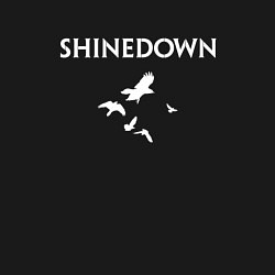 Свитшот хлопковый мужской Shinedown - logo, цвет: черный — фото 2