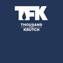 Свитшот хлопковый мужской Thousand Foot Krutch - logo, цвет: тёмно-синий — фото 2