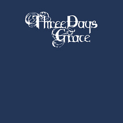 Свитшот хлопковый мужской Three Days Grace - logo, цвет: тёмно-синий — фото 2