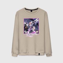 Свитшот хлопковый мужской Аста, цвет: миндальный