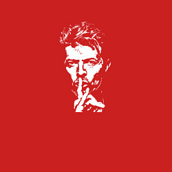 Свитшот хлопковый мужской David Bowie abstract portrait, цвет: красный — фото 2