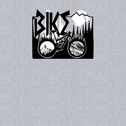 Свитшот хлопковый мужской Bike mtb, цвет: меланж — фото 2