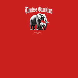 Свитшот хлопковый мужской Слоновья забота, цвет: красный — фото 2