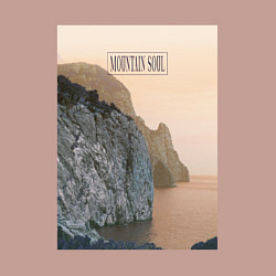 Свитшот хлопковый мужской Горная душа, цвет: пыльно-розовый — фото 2