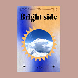 Свитшот хлопковый мужской Светлая сторона, цвет: пыльно-розовый — фото 2