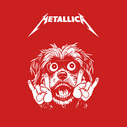 Свитшот хлопковый мужской Metallica rock dog, цвет: красный — фото 2