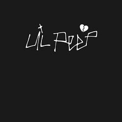 Свитшот хлопковый мужской Lil Peep playlist bill 2, цвет: черный — фото 2