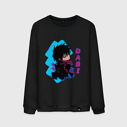 Свитшот хлопковый мужской Моя геройская академия злодей Dabi, цвет: черный