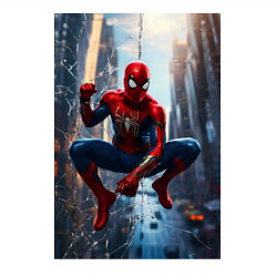 Свитшот хлопковый мужской Spider Man на страже справедливости, цвет: белый — фото 2