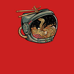 Свитшот хлопковый мужской Космическая лапша, цвет: красный — фото 2