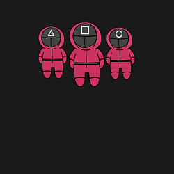 Свитшот хлопковый мужской Розовые солдаты игра, цвет: черный — фото 2