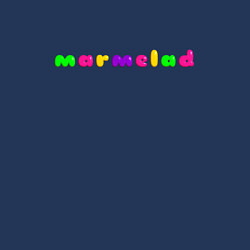 Свитшот хлопковый мужской Marmelad - надпись разноцветная, цвет: тёмно-синий — фото 2