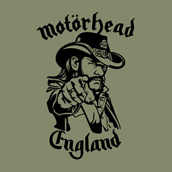Свитшот хлопковый мужской Motorhead - Лемми, цвет: авокадо — фото 2