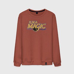 Свитшот хлопковый мужской Luka magic basketball, цвет: кирпичный