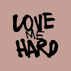 Свитшот хлопковый мужской Люби меня крепко, цвет: пыльно-розовый — фото 2