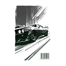 Свитшот хлопковый мужской Гоночный спорткар, цвет: белый — фото 2