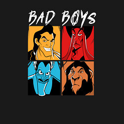 Свитшот хлопковый мужской Bad boys, цвет: черный — фото 2