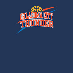 Свитшот хлопковый мужской NBA Oklahoma, цвет: тёмно-синий — фото 2