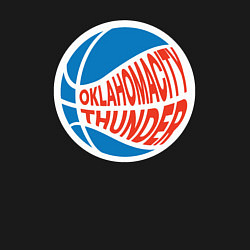 Свитшот хлопковый мужской Oklahoma Thunder, цвет: черный — фото 2