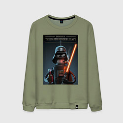 Свитшот хлопковый мужской Дарт Бендер наследие, цвет: авокадо