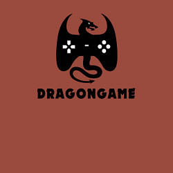 Свитшот хлопковый мужской Игра дракона, цвет: кирпичный — фото 2