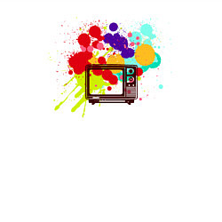 Свитшот хлопковый мужской Цветное телевидение, цвет: белый — фото 2