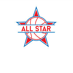 Свитшот хлопковый мужской All-star basketball, цвет: белый — фото 2