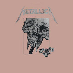 Свитшот хлопковый мужской Metallica The Unforgiven, цвет: пыльно-розовый — фото 2
