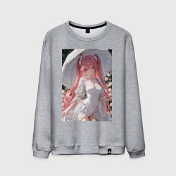 Мужской свитшот Принцесса сидит под зонтиком