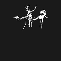 Свитшот хлопковый мужской Новогоднее чтиво, цвет: черный — фото 2