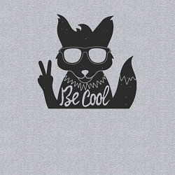 Свитшот хлопковый мужской Будь классным, цвет: меланж — фото 2