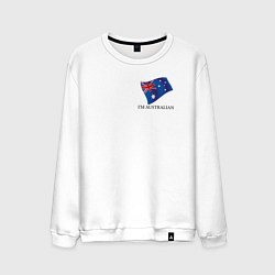 Мужской свитшот Я Австралиец - патриотизм