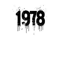 Свитшот хлопковый мужской 1978 год в стиле граффити, цвет: белый — фото 2